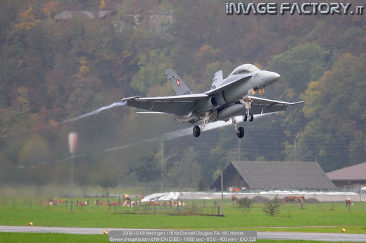 2009-10-08 Meiringen 116 McDonnell Douglas FA-18C Hornet